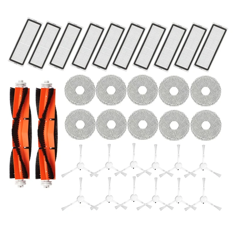 

WCS-For Xiaomi Robot Vacuum S10+ / S10 Plus Main Side Brush HEPA Filters Mop Cloth Replacement Parts Accessories