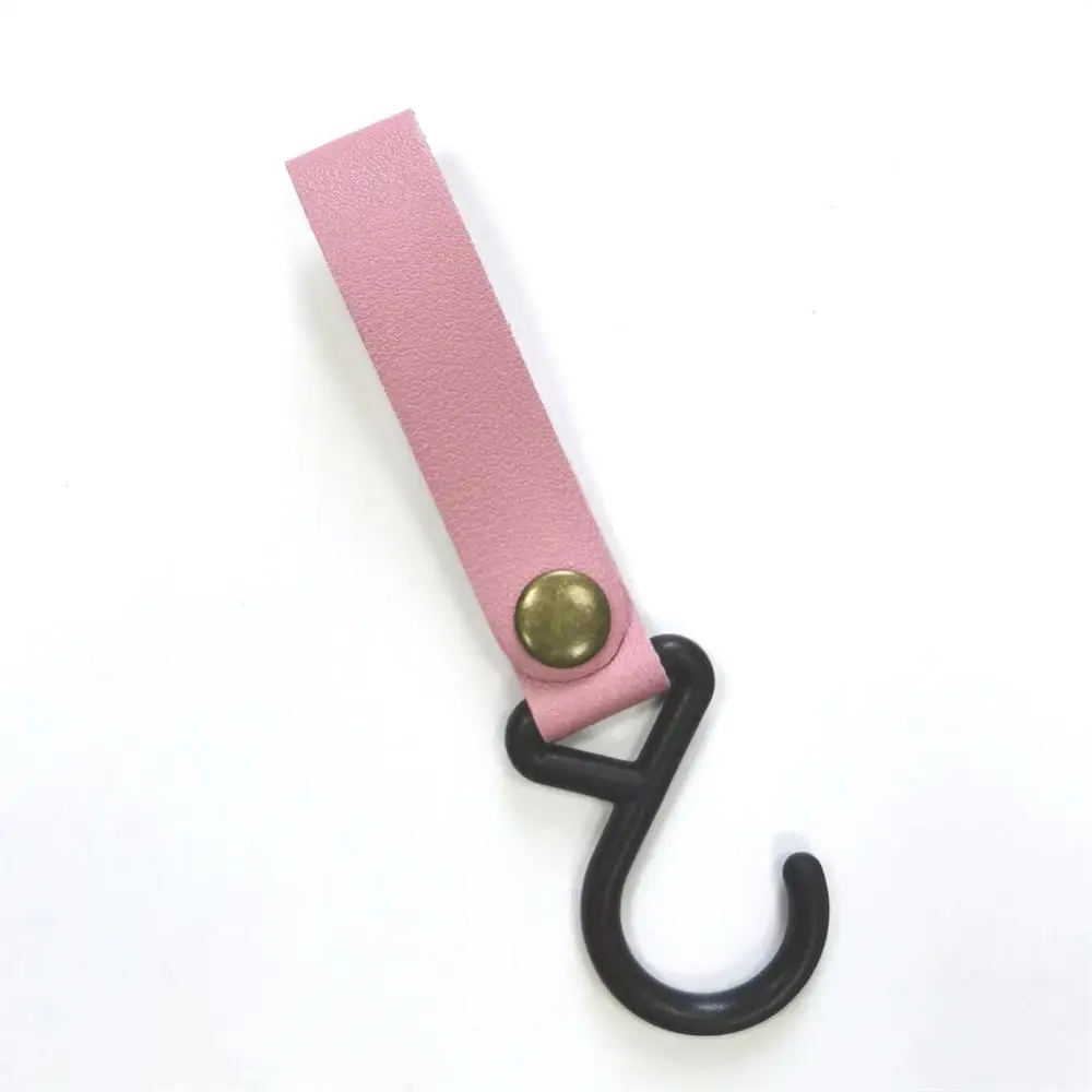 1/3/5PCS Hanging Hooks Portable Leather Durable Campsite Storage Strap Storage Rack Shelf Hook Outdoor Hanging Hooks Rope