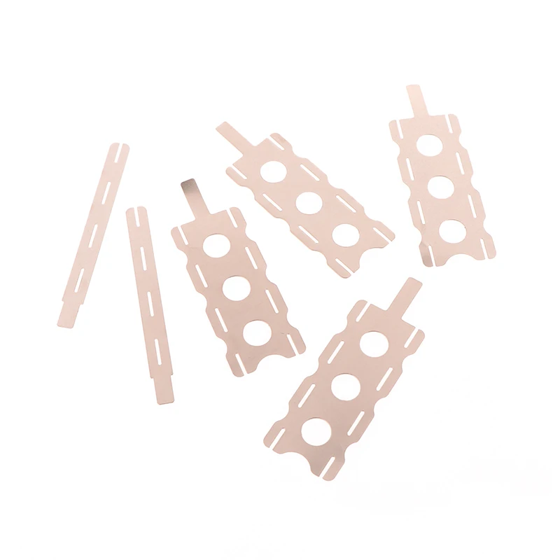 1 مجموعة ورقة النيكل البطارية المضلعة لبطاريات آلة لحام البقعة ورقة اتصال لشريط الصلب المطلي بالنيكل