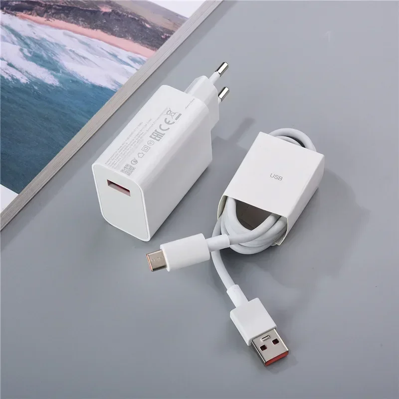 

POCO X4 X5 pro 5G charger for xiaomi 33W EU fast turbo charge Type C cable For Redmi Note 11/ 11s/11 Pro/ 11E Pro Mi 6/ 6 Plus