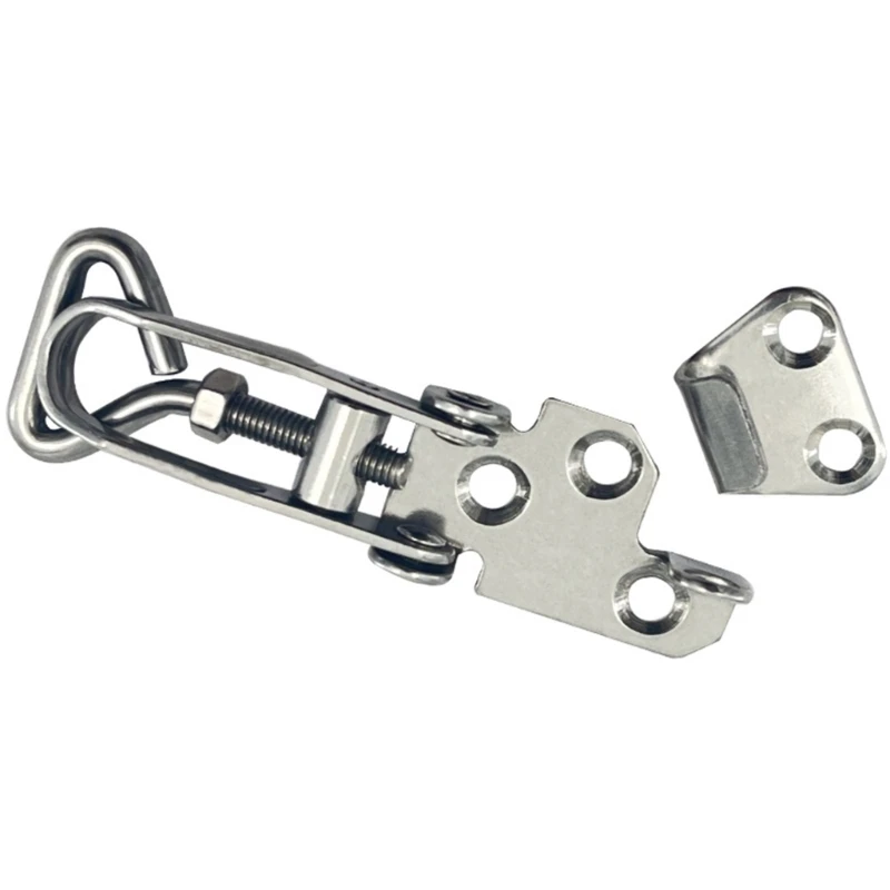 Adjustable Lock Fastener Clamp Lockable Hold Down Clamp Lock 316 Stainless Lock Locker Marine Boat Door Lock Drop Shipping