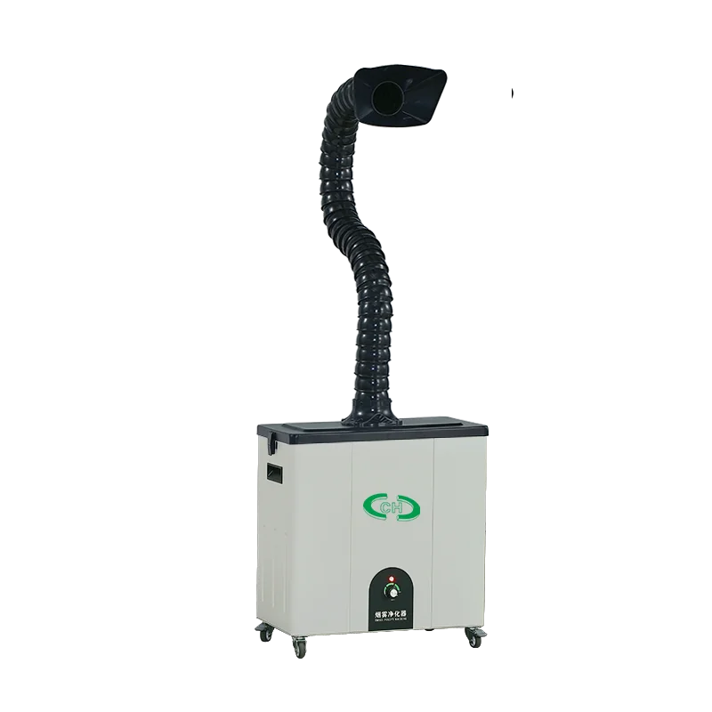 Advanced Fume Purifier with Adjustable Arm for Smoke Capture Heavy-Duty Industrial Multi-Application Fume Purifier