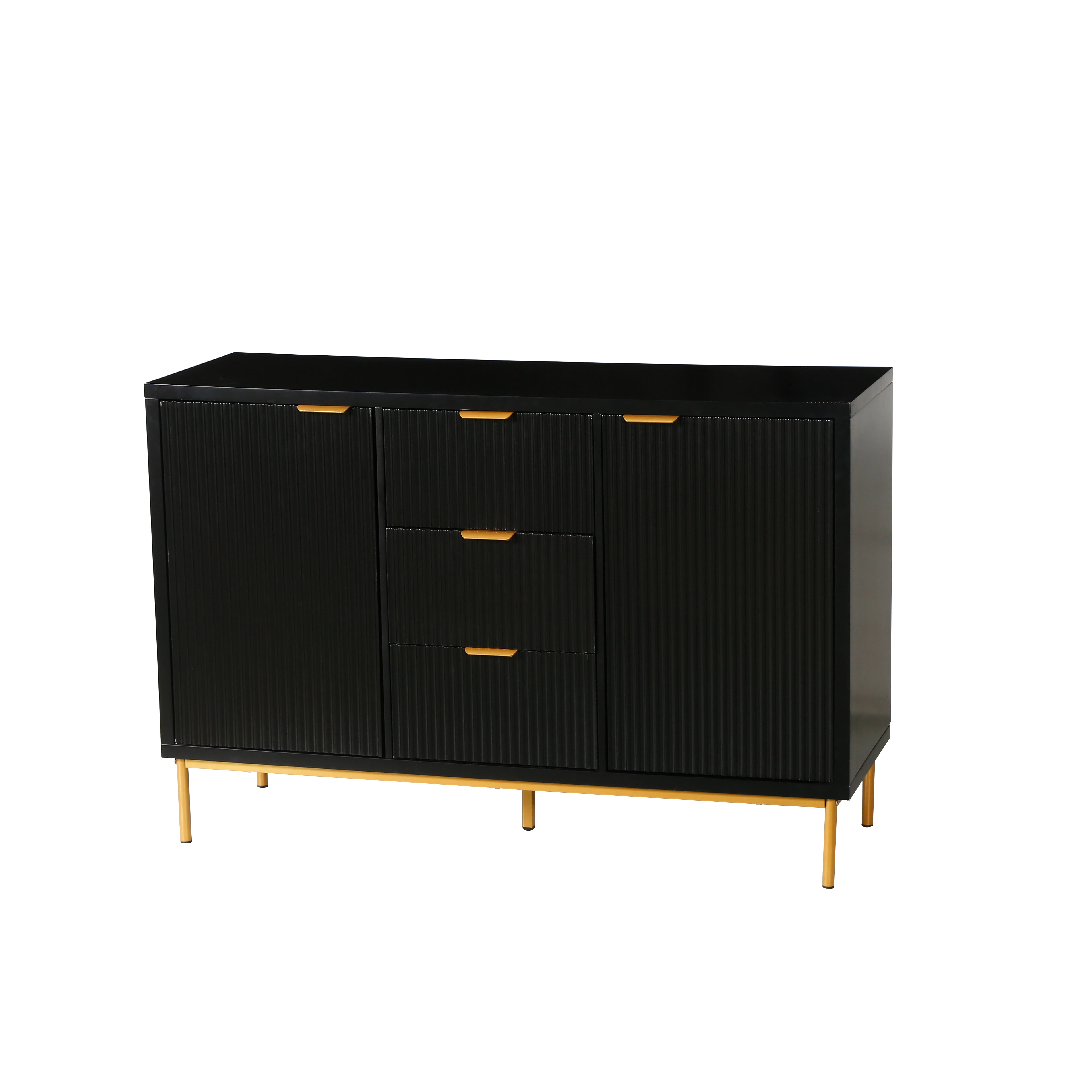 

Modern Sideboard, Accent Cupboard With Wooden Drawer, Adjustable Shelves Storage Cabinet For Living Room, Kitchen, Dining Room