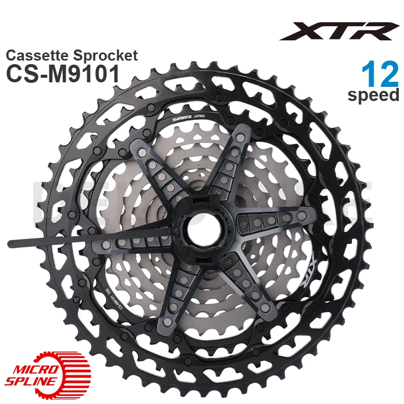 SHIMANO XTR 12 Speed Cassette Sprocke CS-M9100 CS-M9101 10-51T Original parts