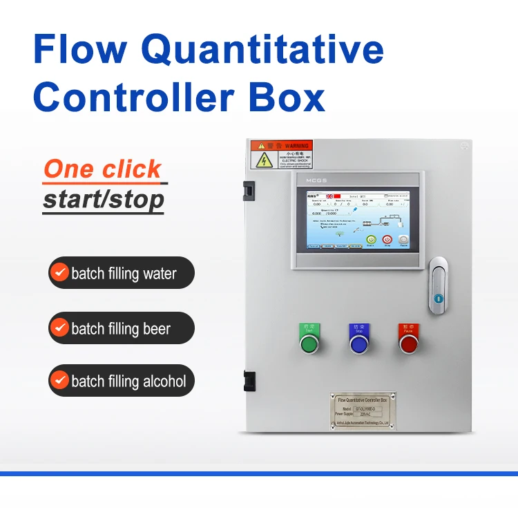 Pulse turbine flowmeter Water-oil stainless steel pipeline intelligent quantitative controller High precision