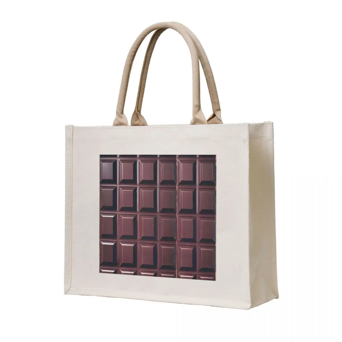 Dark Chocolate Bar Tote Bag custom bags handbag cute pouch bag large tote bag