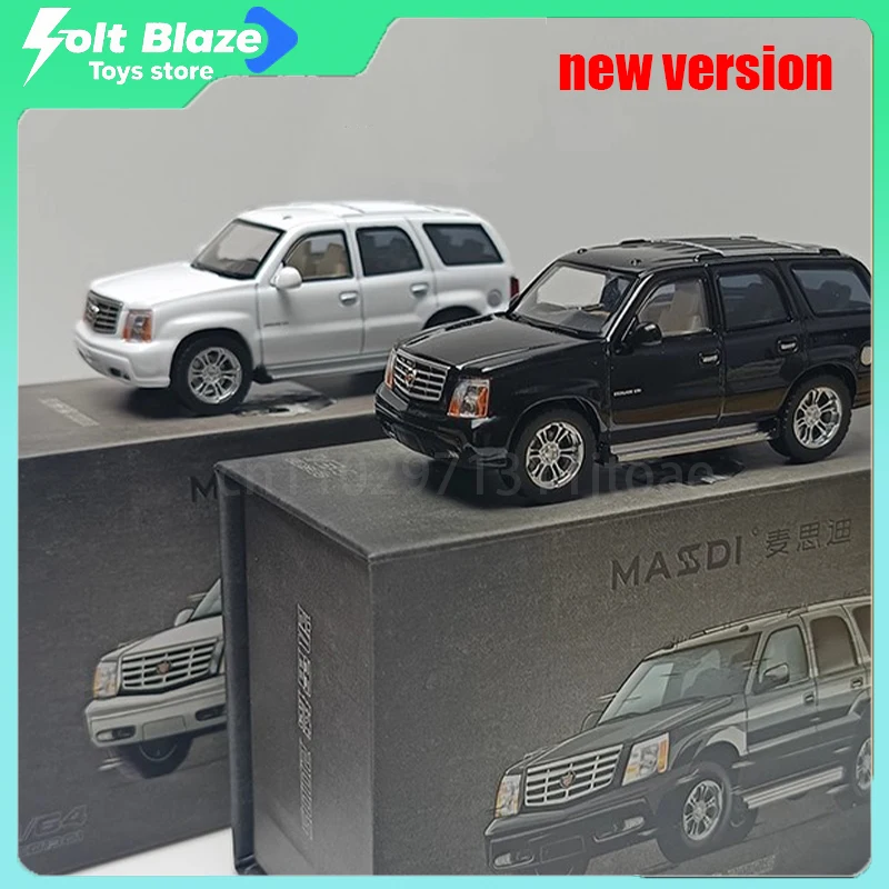 

Masdi 1/64 2005, версия Cadillac Escalade SUV, внедорожник, модель автомобиля из сплава, статическая имитация автомобиля, модель игрушки для мальчиков, подарок