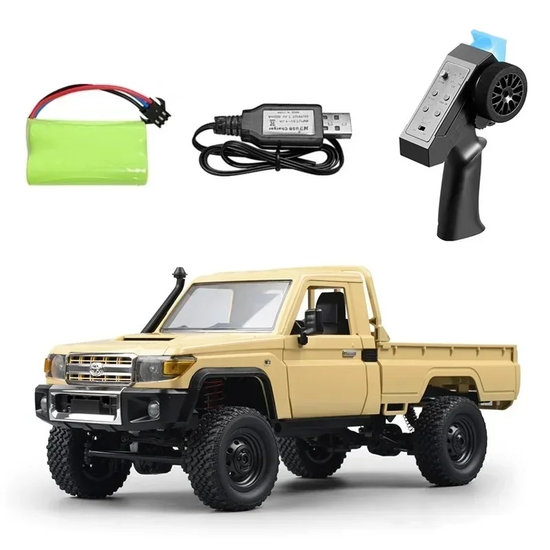 MN82 1:12 Full Scale MN Model RTR Version RC Car 2.4G 4WD 280 Motor Proportional Off-Road RC Remote Control Car For Boys Gifts