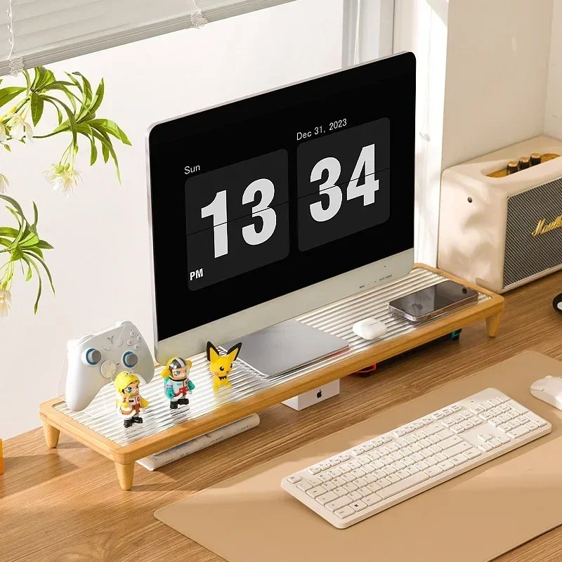 Minimalist Household GoodsMonitor Height Increase Rack Computer Desktop Height Storage Rack Computer Floating Desktop Rack