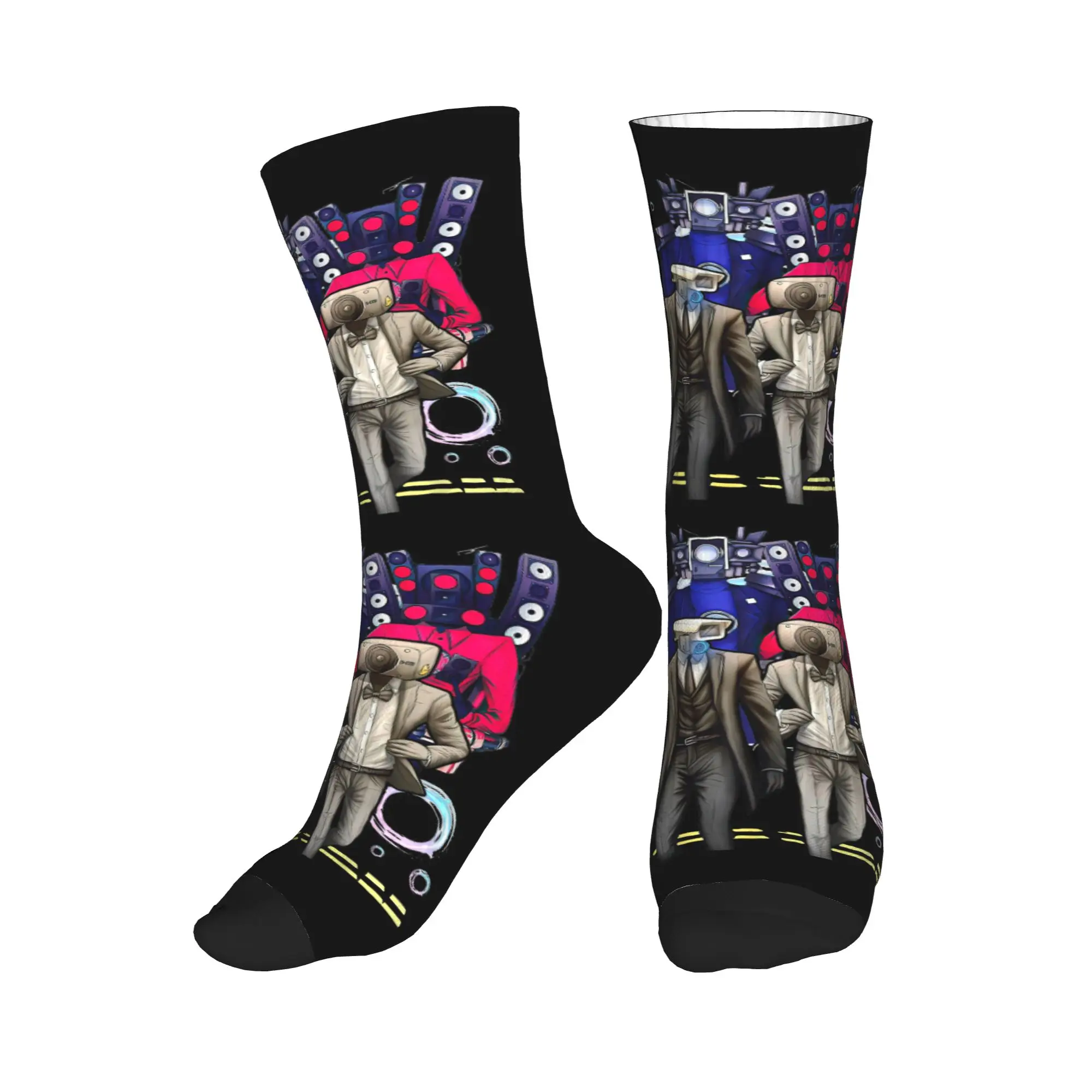 

Носки унисекс Hot Game Titan Speakerman Skibidi Toilet: теплые, модные, классические