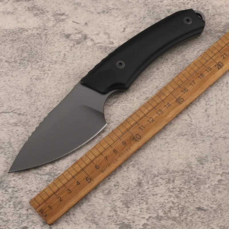 

DC53 Steel Fixed Blade Knife G10 Handle Outdoor Camping Tactical Knives Portable Hunting Tool For Survival with Scabbard 60RHC