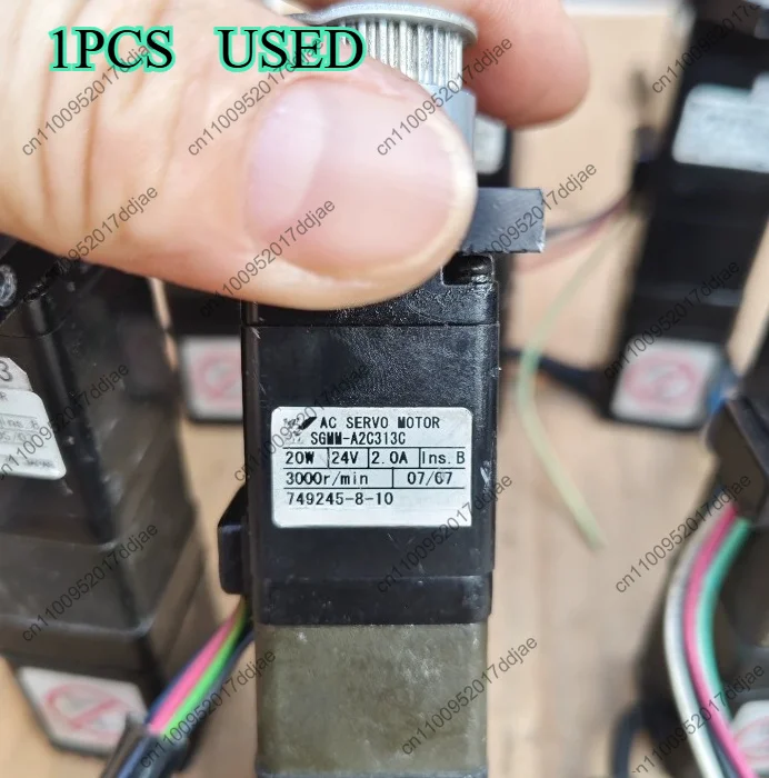 1pcs sgmm-a2c313c, 20w servo motor with perfect function, taken in kind
