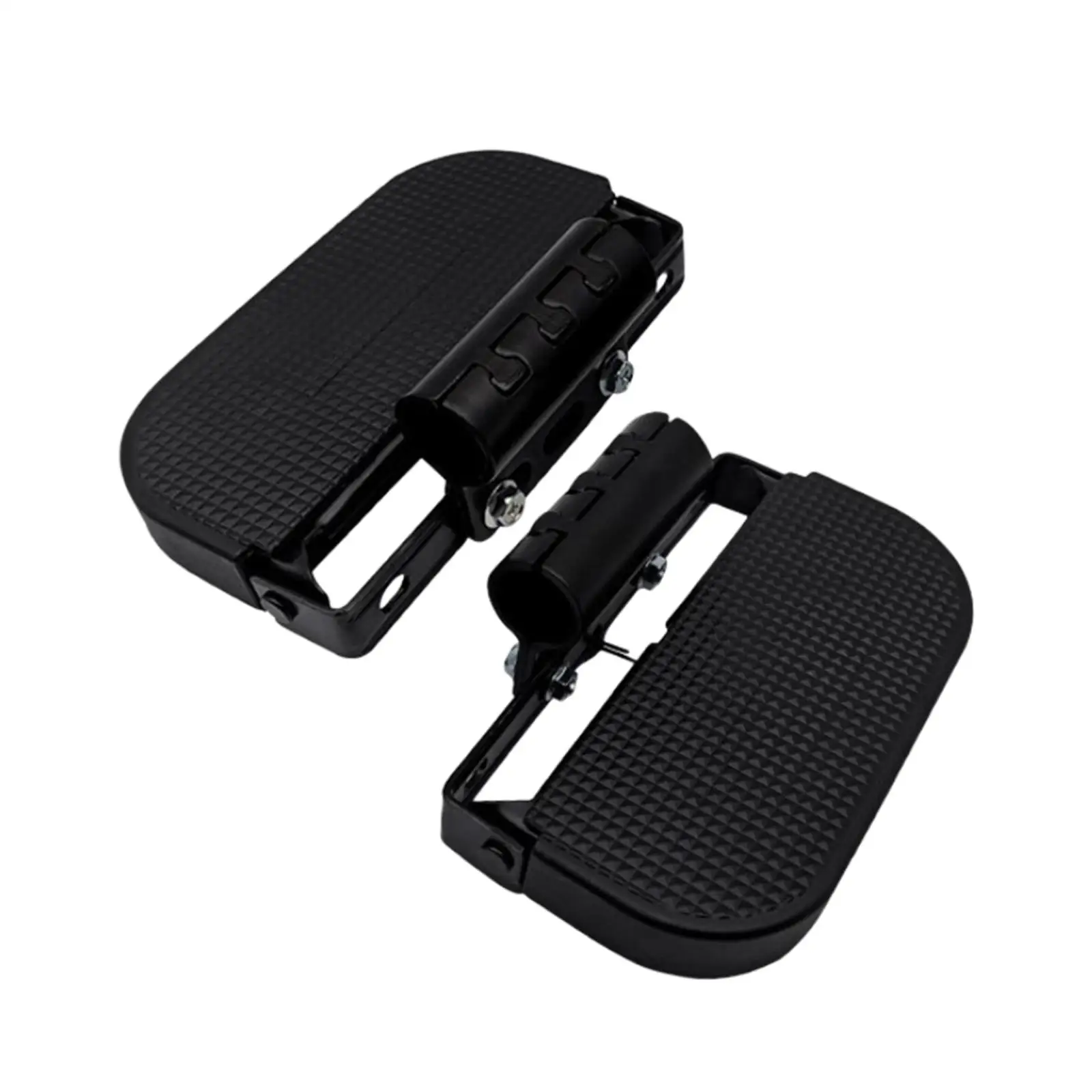 2x Sturdy Rubber Abrasion Resistant Scooter Footrest Electric Bicycle Foot Rests for 2.2cm/0.86in Diameter Bar Motorcyclist