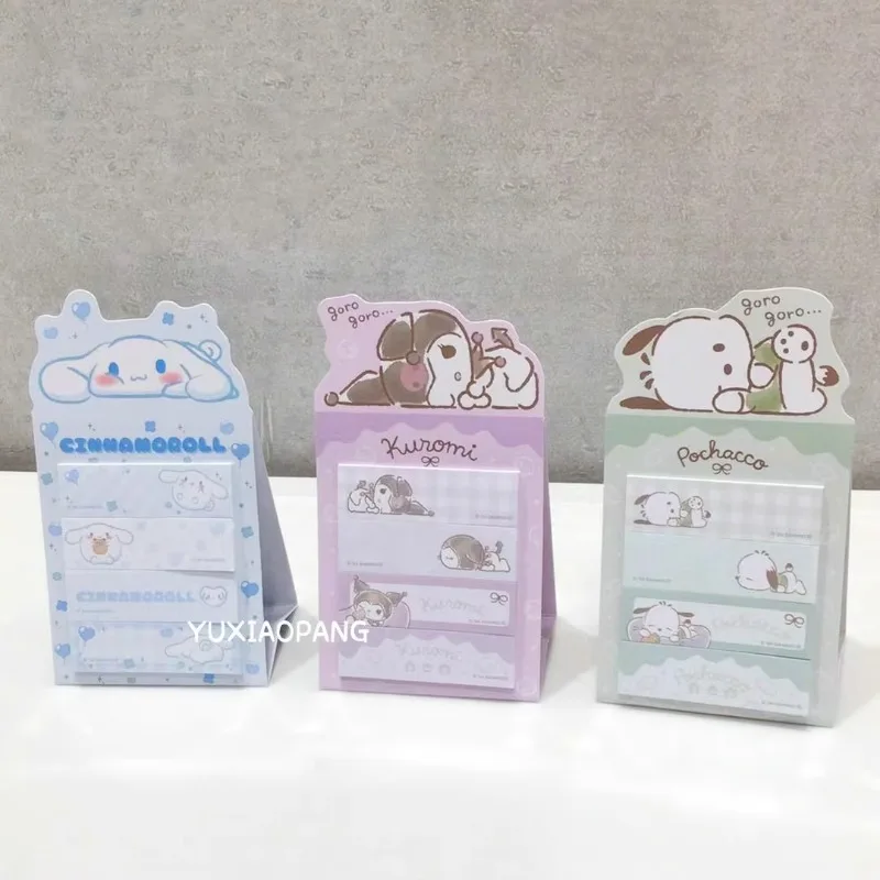 80 Pages of Sanrio Characters Limited Edition Paper Sticky Notes Pochacco TuxedoSam Usahana Desktop N Stickers Stand Toys Gift