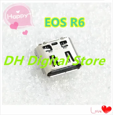 1 Uds para Canon EOS A7M3 A7R3 RP R5 R6 USB 3,1 tipo C tipo C 24P 24Pin interfaz conector de conexión de puerto