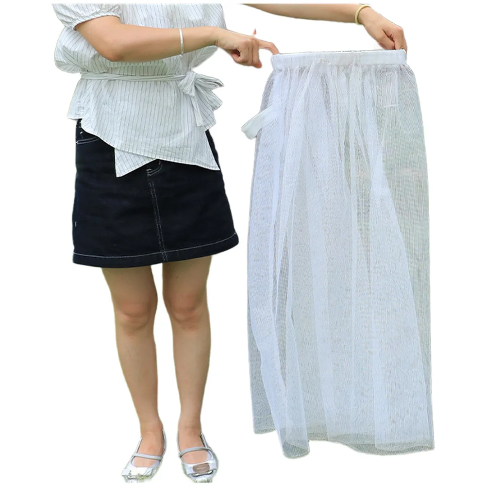 Outdoor Mesh Skirt for Camping Fishing Hiking Features Lightweight Construction and Effective Barrier Performance