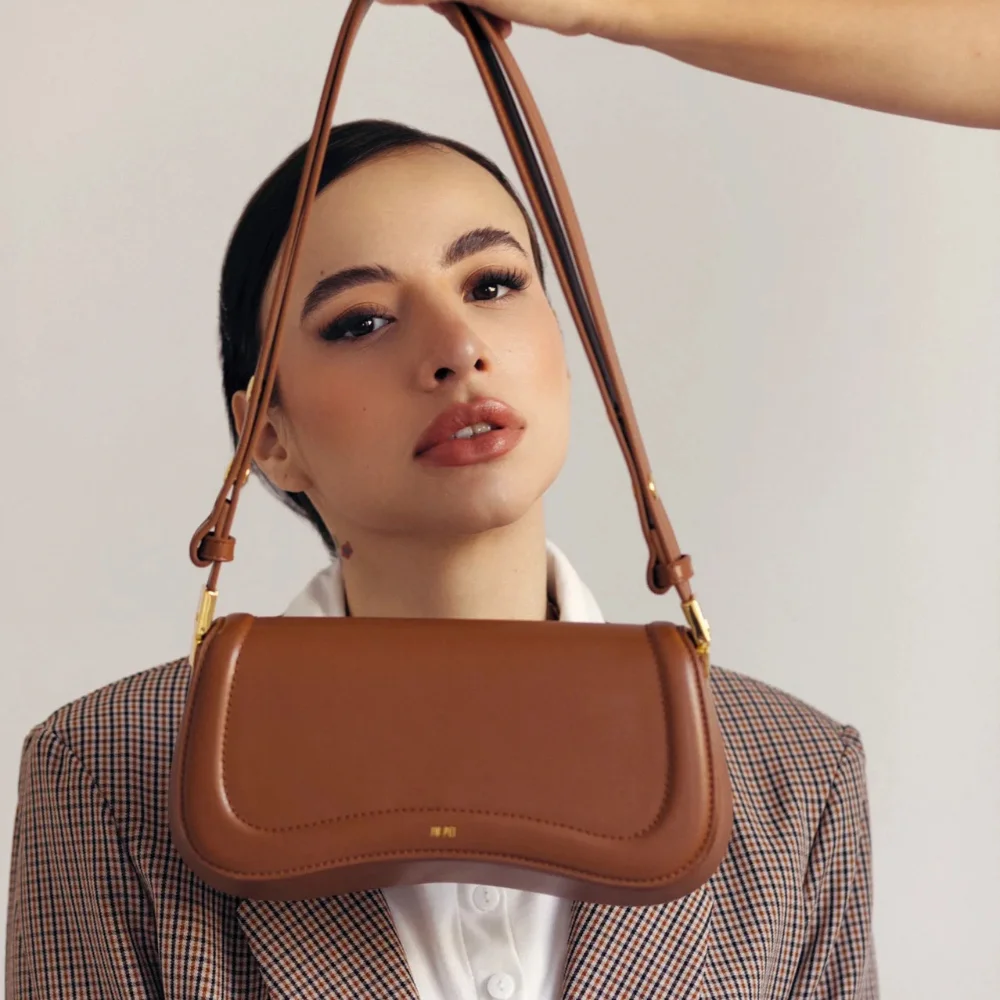 حقيبة Jwpei Pudding: حقيبة كتف مفردة متخصصة، حقيبة تحت الإبط، حقيبة كروس قابلة للتعديل مع تصميم ريترو عصري #3