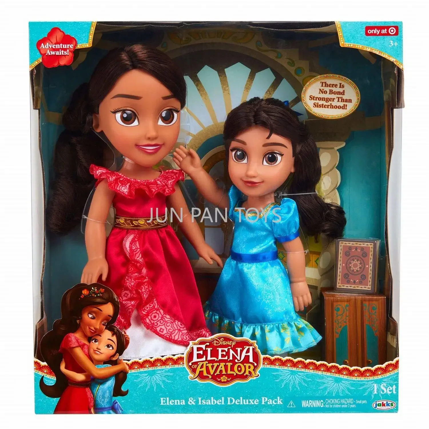 Disney Elena of Avalor Deluxe Pack with 2 Dolls Beautiful Exquisite Doll Classic Movies Action Figure Model Children's Toys Gift