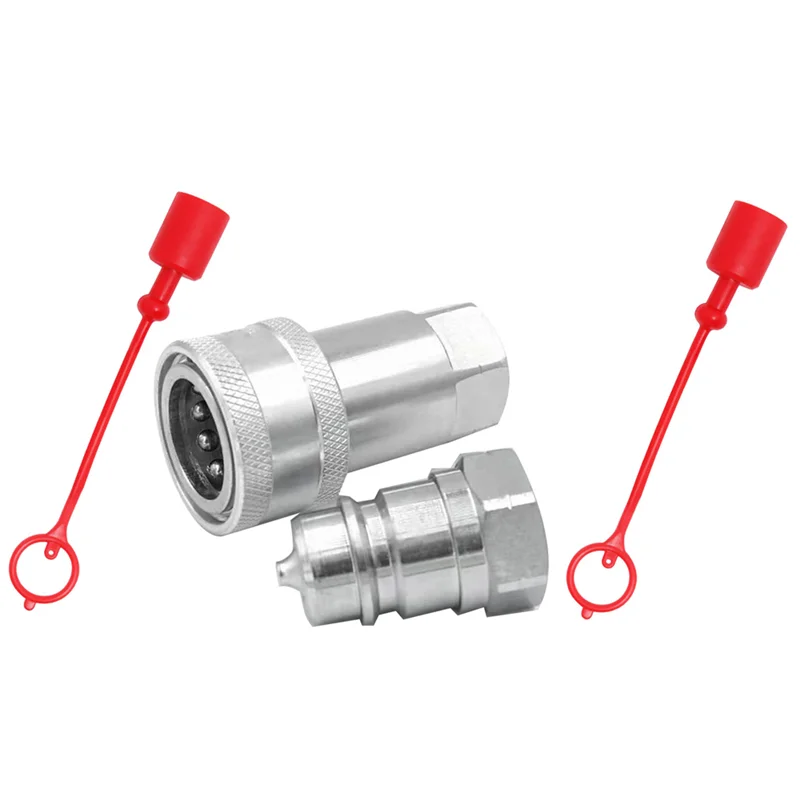 

Quick Release Fitting ISO7241-A NPT Hydraulic Coupling Connector 1/2Inch Quick Change Interface