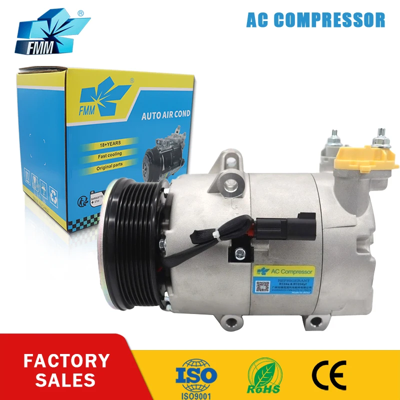 

FMM VS16 AC Compressor For Ford Transit 2.2 8FK351006-221 1814066 1819581 2026599 BK3119D629AA BK3119D629AB BK3119D629AD