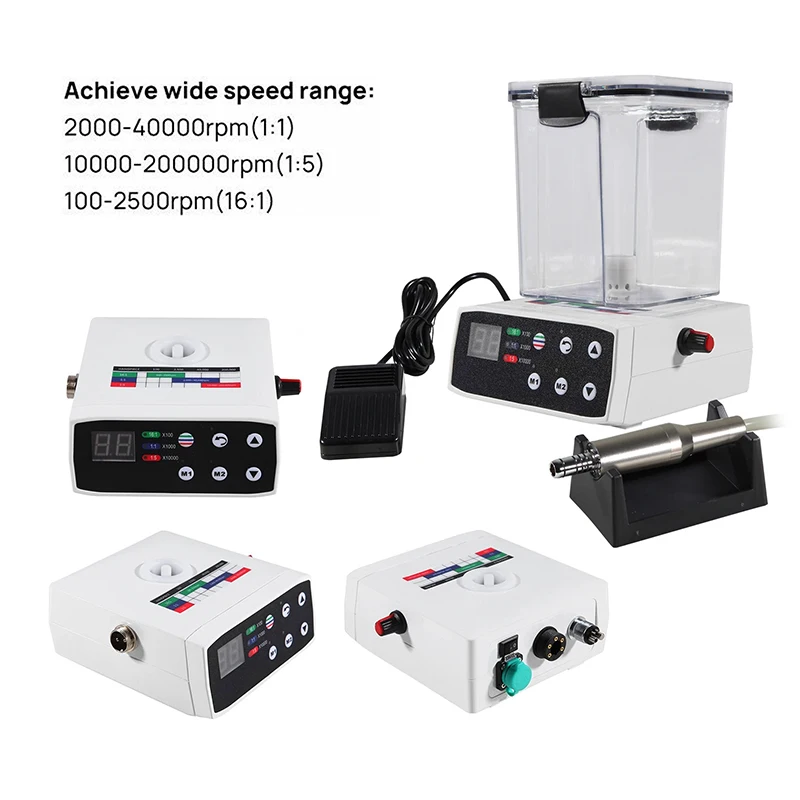 VVDental 2 In 1Dental LED Brushless Electric Micro Motor With Water Tank Dentist Training Clinic Tools