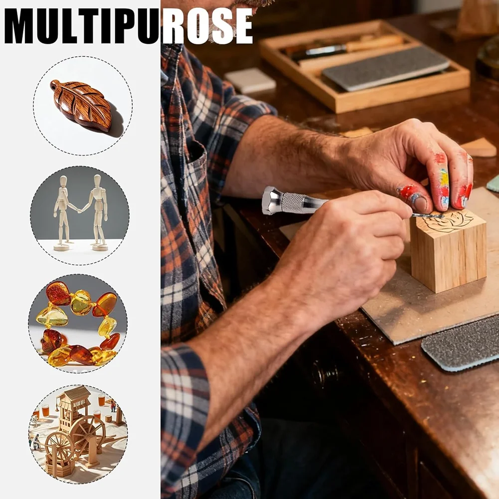 

Manual Craft Drill Clamping Pin Vise 112 Pieces Hand Drill Set With Micro Twist Bits For Jewelry For Wood Manual Work DIY-B61B