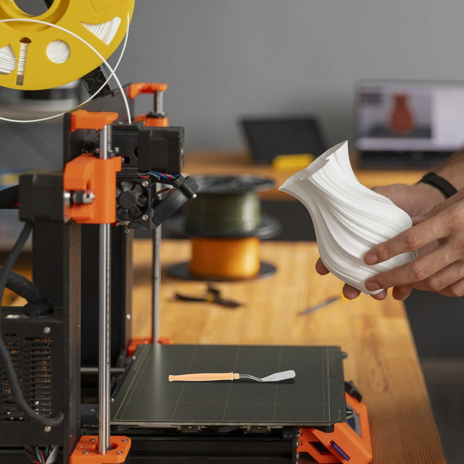 2pcs Printing Pen Shovel Tool For 3D Printer Maintenance Cleaning Portable 3D Printing Accessories Kit Spatula