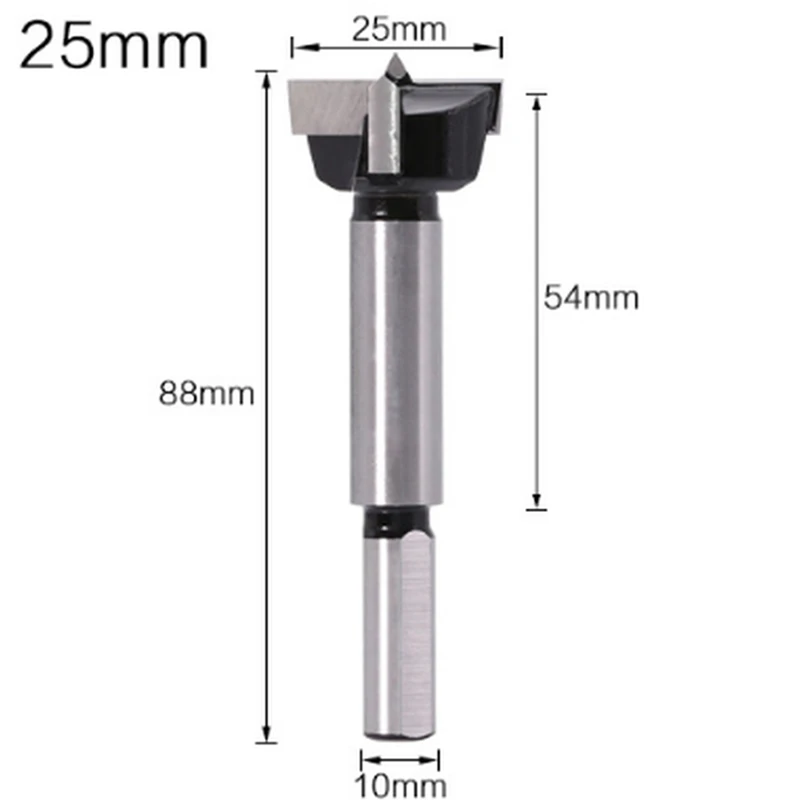 Vijf Industriële Hardmetalen Houtbewerkingsbits Met Driehoekige Schachten Bevatten 25Mm,28Mm,30Mm,32Mm En 35Mm