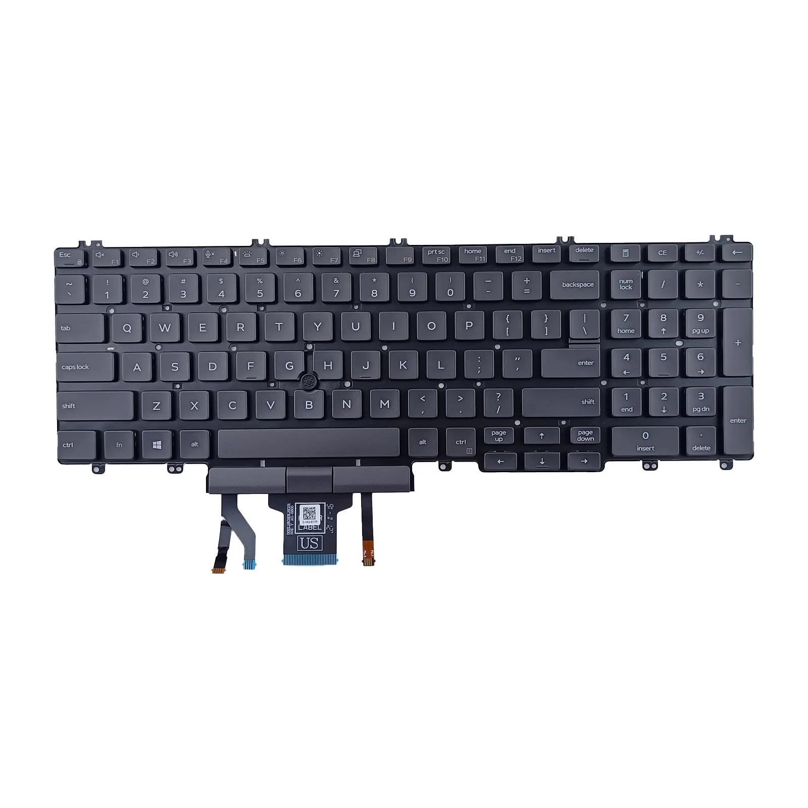 Keyboard with Backlight/Pointer For Latitude 5500 5501 5510 5511 0MMH7V US