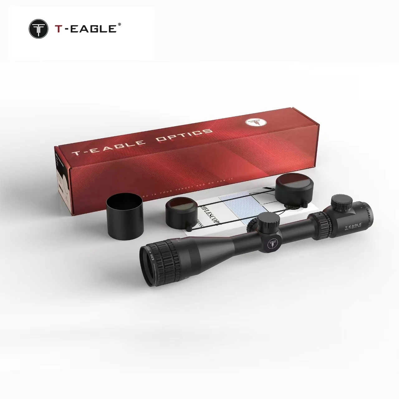 T-EAGLE EOX 4-16x44 AOEG Tactical Long Range Hunting Scope With Red Green Illuminated Outdoor Airsoft Optical Sight