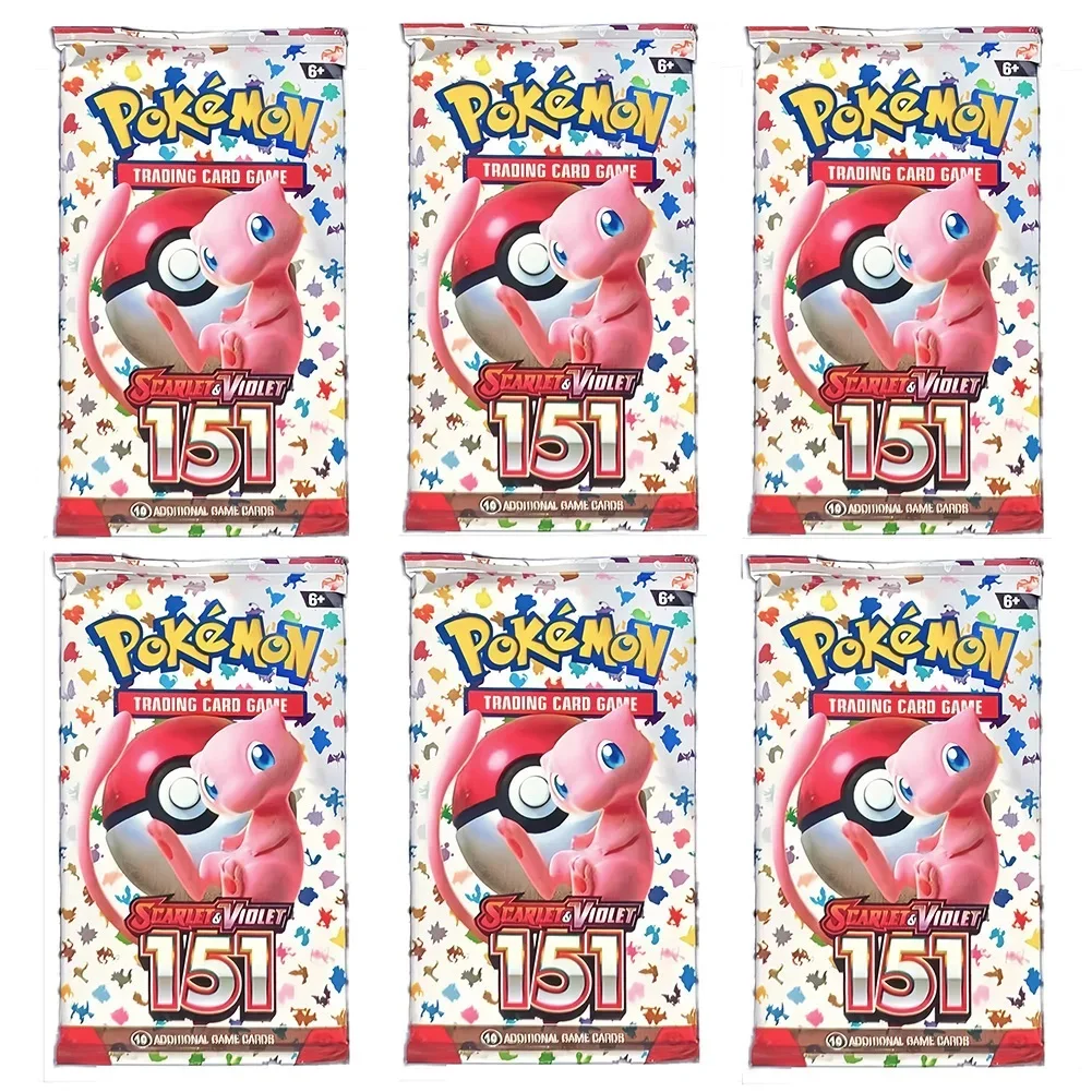 Prismatic 151 Evolutions English Poke Card Black Bolt Flare Poke Cards Game Carte Booster Battle Trading Collection Cards
