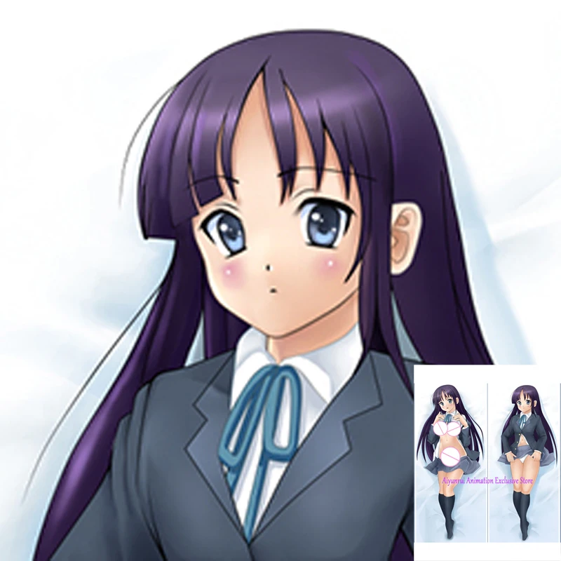 

Anime Dakimakura Pillow Case Akiyama Mio Sexy and Busty Beautiful Girl Double-Sided Halloween