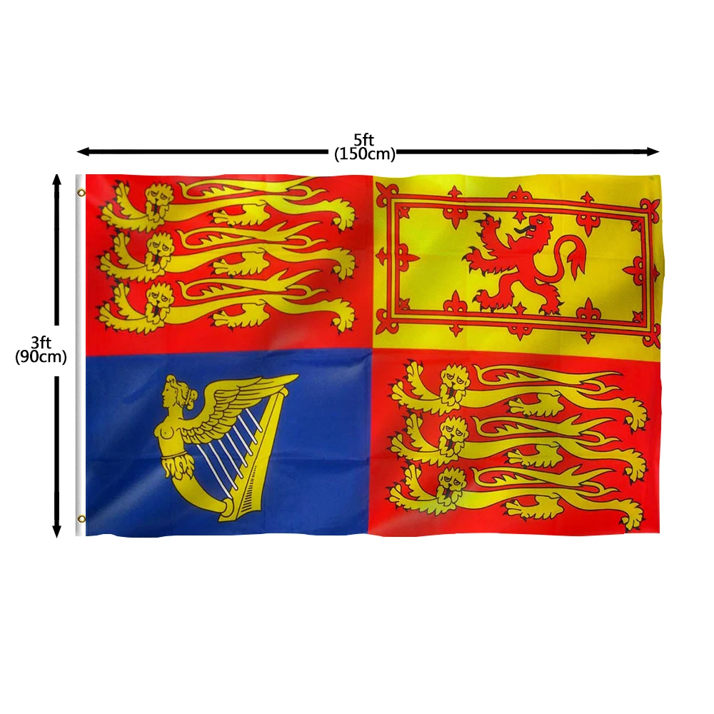 Flagicts 100% Polyester ROYAL STANDARD FLAG
