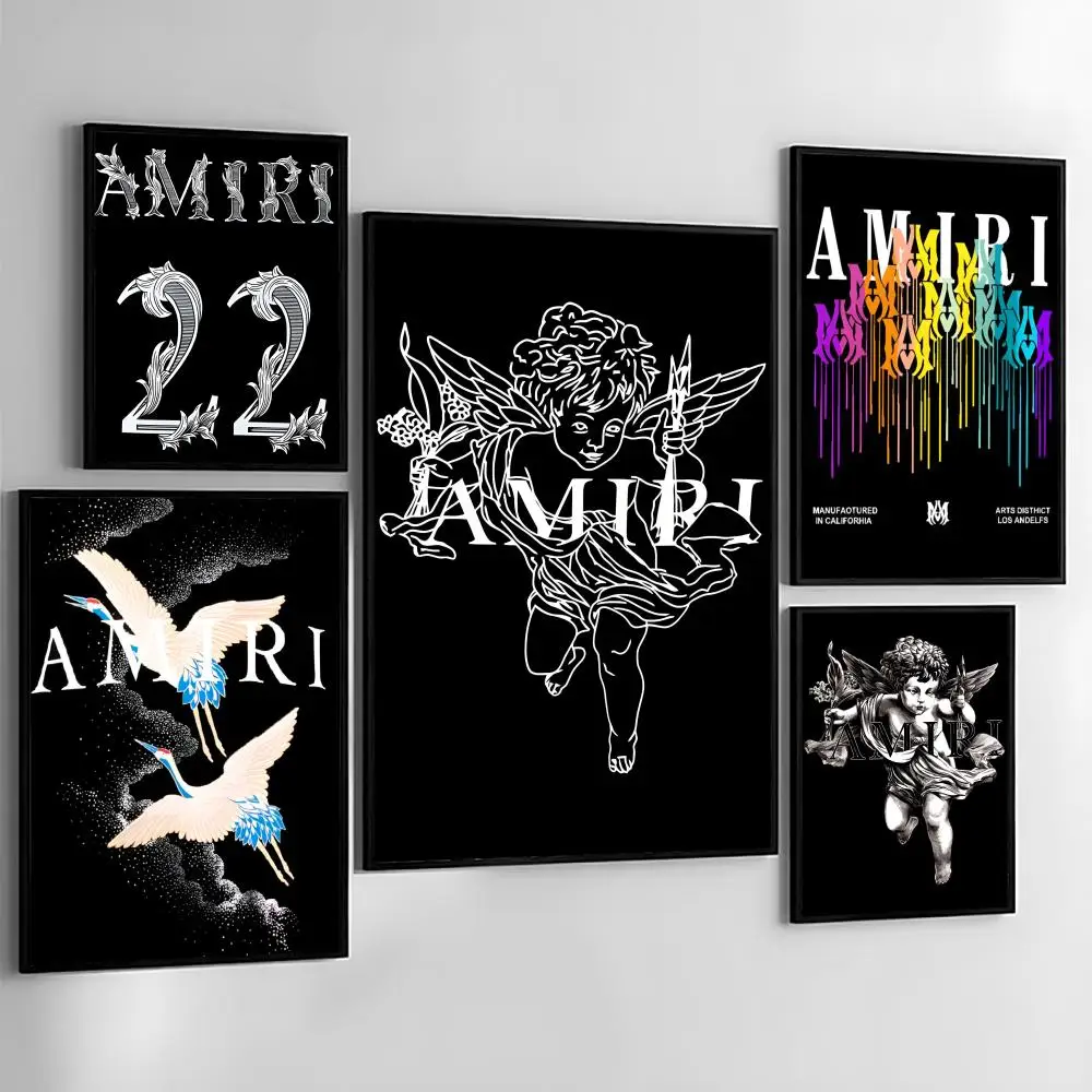 ملصق A-Amiri لتزيين هدايا العطلات مصمم للمنزل والمطعم والمكتب والفضاء