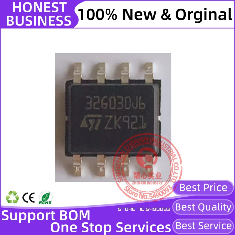 10pcs/lot STM32G030J6M6 SOIC-8 New Original IC MCU Mainstream Value Line Arm  MCU 32 Kbytes of Flash 8 Kbytes RAM, 64 MHz