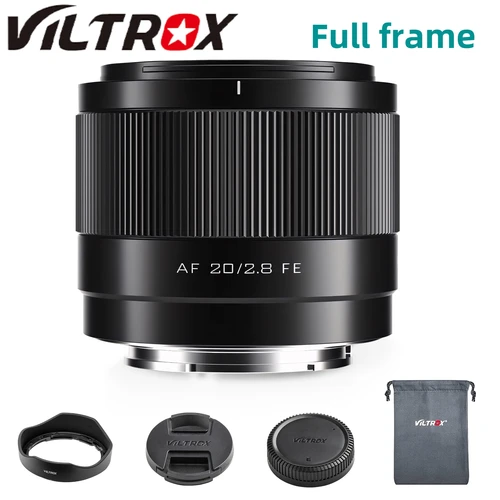 VILTROX 20mm F2.8 para Sony E-mount para Nikon lente de cámara con montura Z lente Vlog de enfoque automático Ultra gran angular de fotograma completo para A7C A6400