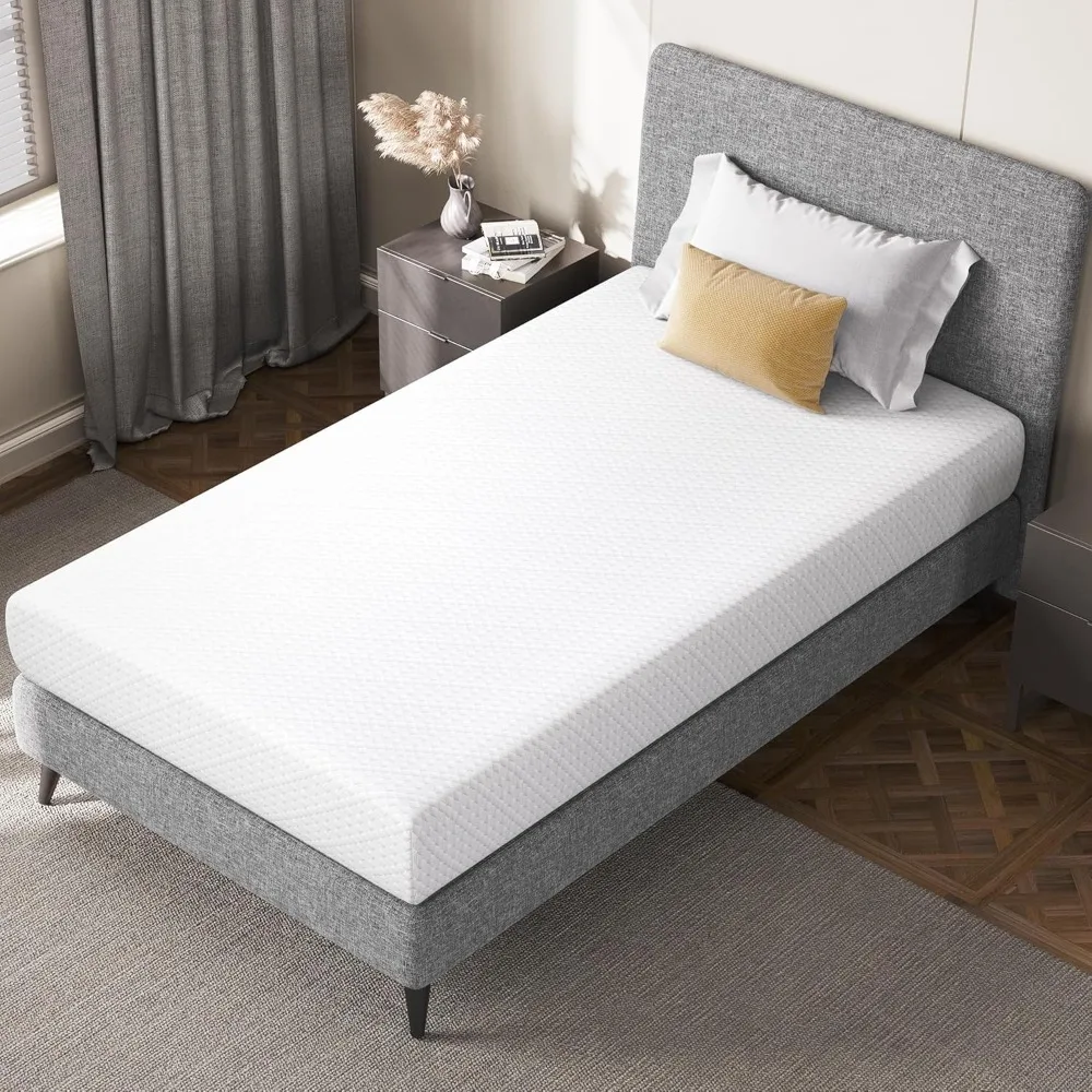 

8-дюймовый двойной матрас с охлаждающим гелем и пеной с эффектом памяти, средней твердости, американская сертификация CertiPUR