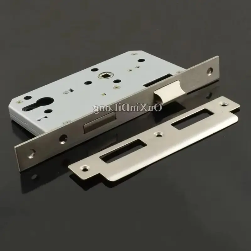 Security Door 7255 / 55X72 European Mortise Door Lock Lockbody Anti-theft Door Lock Body Mute Oblique Tongue Split Lock body