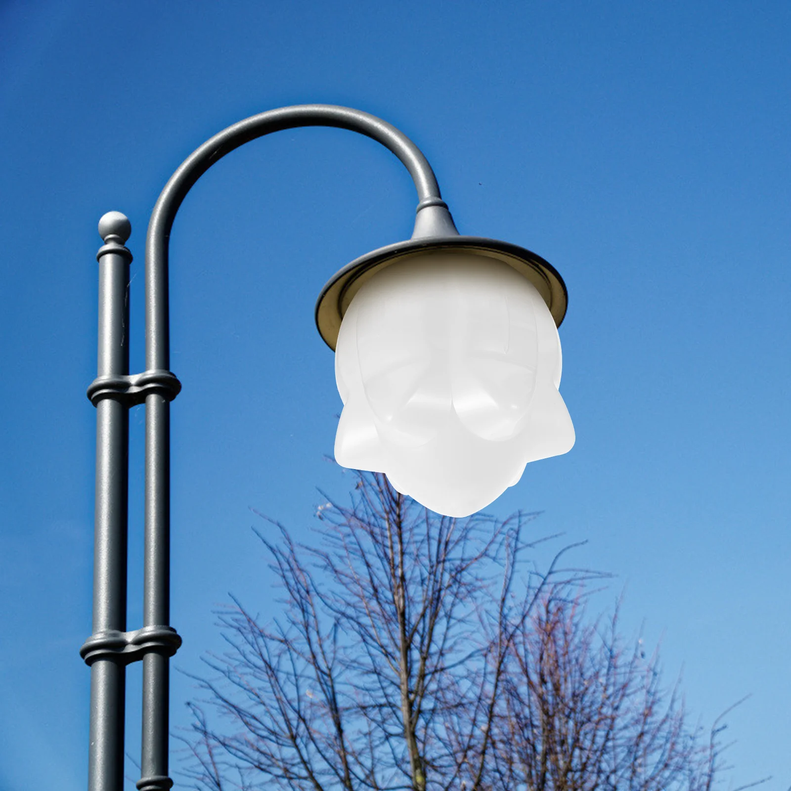 

Lotus Shape Lampshade High Quality Durable Household Light Shade Decorative Garden Lamp Cover Landscape Lamp Accessory