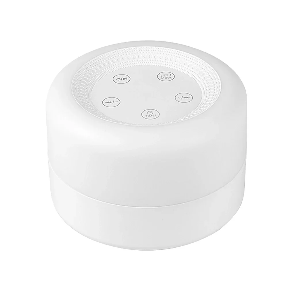 Soothing Sounds Sleep Machine with Night Light Baby Adult Sleep Soother Portable Adjustable USB Rechargeable for Home Travel