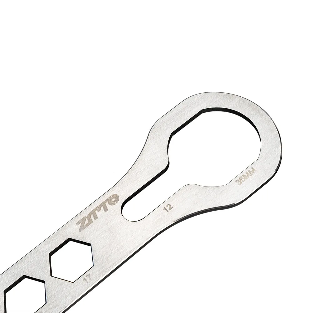 Multifunctional Bicycle Wrench Tool Stainless Steel Old Fashioned Bike Repair Crank Wrench Portable Wear Resistant