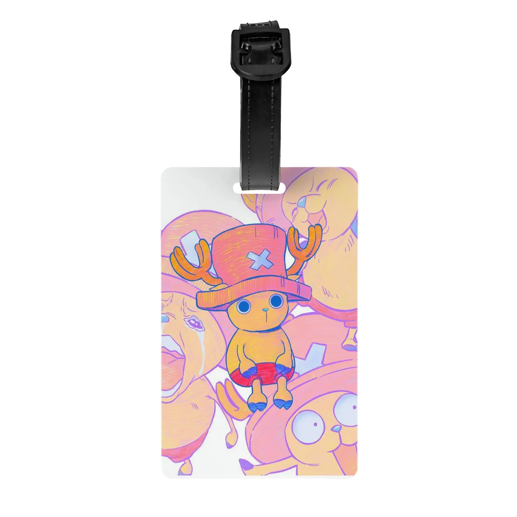 Custom Tony Tony Chopper Luggage Tags Custom One Piece Baggage Tags Privacy Cover Name ID Card