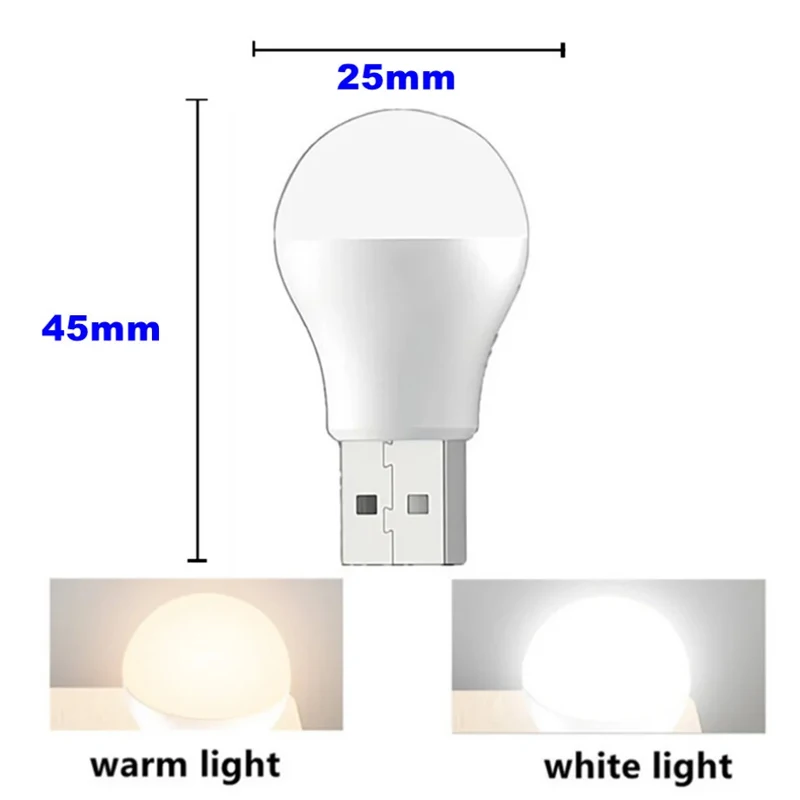 3 Pcs 작은 USB 플러그 램프 LED 야간 조명 컴퓨터 모바일 전원 충전 미니 책 램프 LED 눈 보호 광장 독서 등