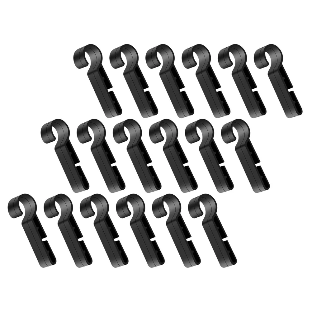 

50 Pcs Headlamp Hard Hat Headlight Clip for Hardhat Construction Non-slip Buckle Hook Work Plastic Clips Safety