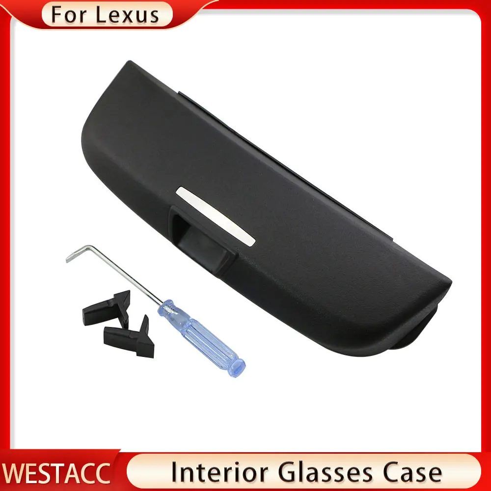 Car Sunglasses Glasses Case Holder for Lexus ES240 ES250 RX350 330 GS460 ES RX GS IS Series 2016 2017 Storage Box Accessories