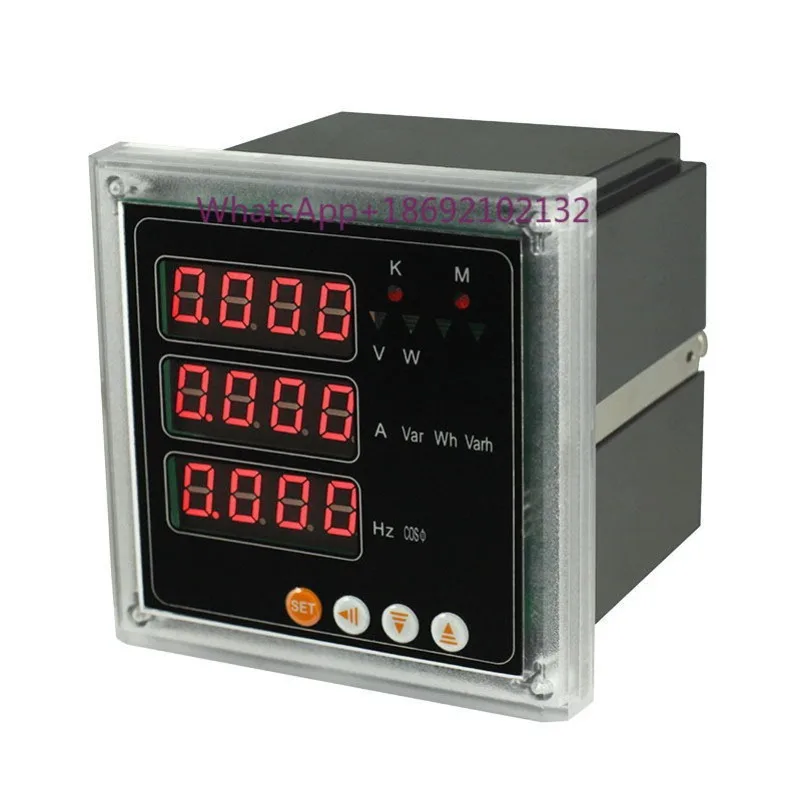 Single Phase Multifunctional Power Meter RS485 Communication Modbus Rtu 2-channel Relay Input/output