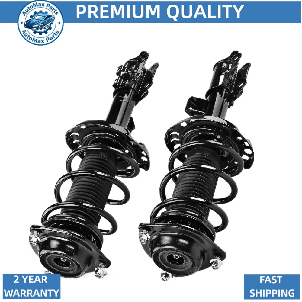 2x Front Complete Strut & Coil Spring Assembly for Hyundai Veloster 2013-2017 1333941L, 1333941R, 18920481, 18920480
