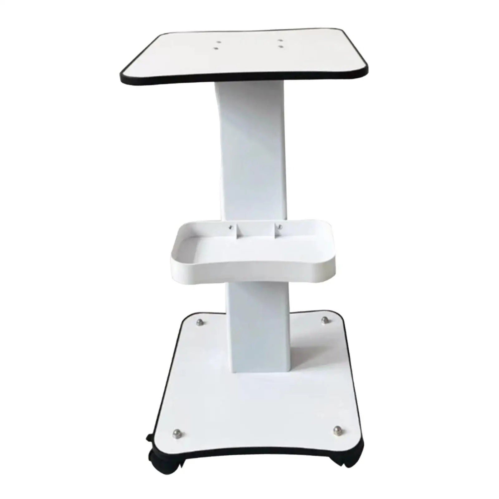 3 Tiers Mobile SPA Beauty Salon Cart for Fitness Multipurpose 27.6inch Tall Storage Rack Easily Install Skincare Tool Organizer