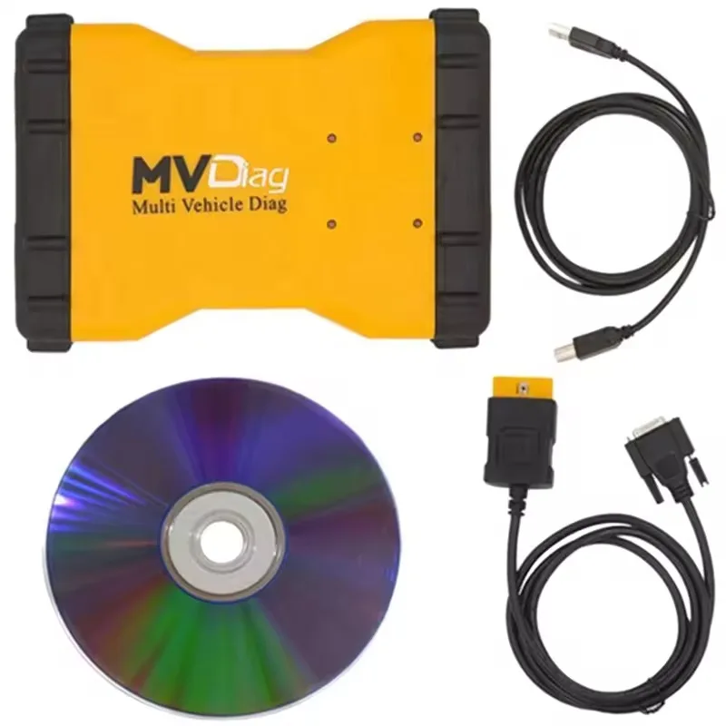 2025 متعدد المركبات Diag Mvdiag MVD 2021.11 مع Keygen Vd Ds150e Cdp بلوتوث LED 3IN1 لأدوات تشخيص الماسح الضوئي Tnesf obdii