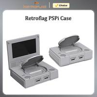 Retroflag PiStation Case Retroflag PSPi Case with Cooling Fan Heatsinks for Raspberry Pi 4 ModelB